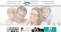 Desktop Screenshot of bondwroteneyeclinic.com